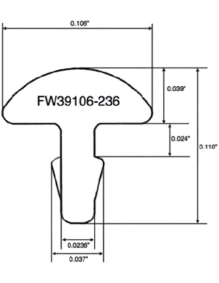 Jescar Fret Roll 2,69 mm  500g FW39106-236 | Maderas Barber
