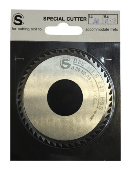 Disque de Coupe SINTOMS Gorge Frettes 0,43mm