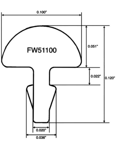 Jescar Frets Set 2.54 mm FS51100-NS| Maderas Barber