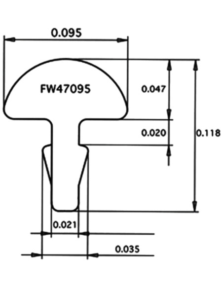 Jeu Frettes Jescar 2.41 mm FS47095-NS | Maderas Barber