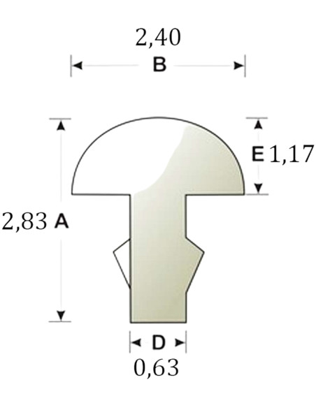 Buy Sintoms Repair Straight Fretwire Set 2,50 mm