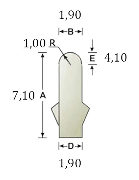 Set de Frettes Alpaca extra dur Ancien Sintoms 1,9 mm