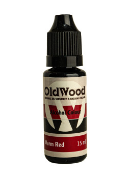 OldWood Teinture Concentrée à l'Alcool Rouge Foncé 15 ml