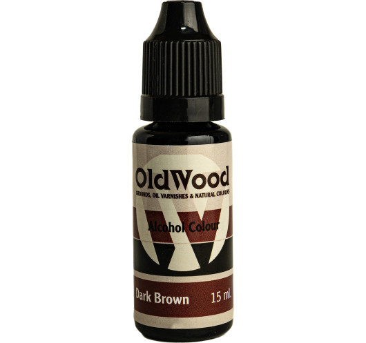 OldWood Teinture Concentrée à l'Alcool Brun Foncé 15 ml