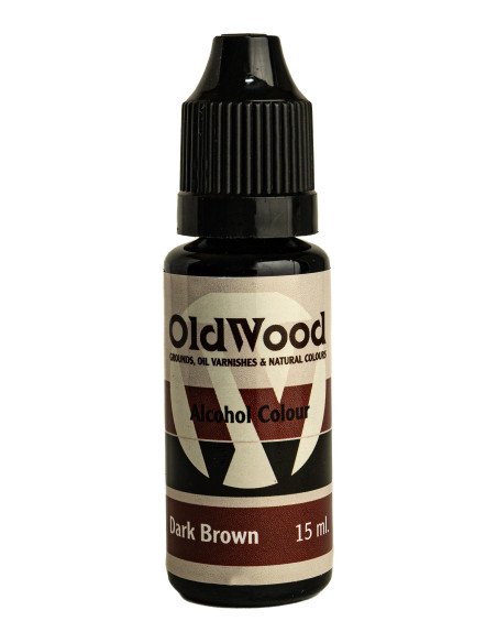 OldWood Teinture Concentrée à l'Alcool Brun Foncé 15 ml