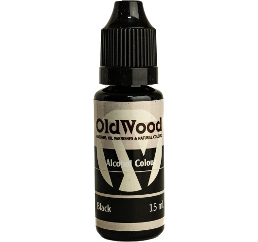 OldWood Teinture Concentrée à l'Alcool Noir 15 ml