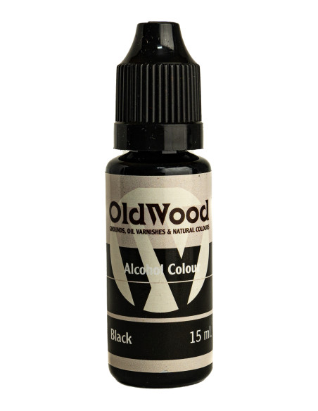 OldWood Teinture Concentrée à l'Alcool Noir 15 ml
