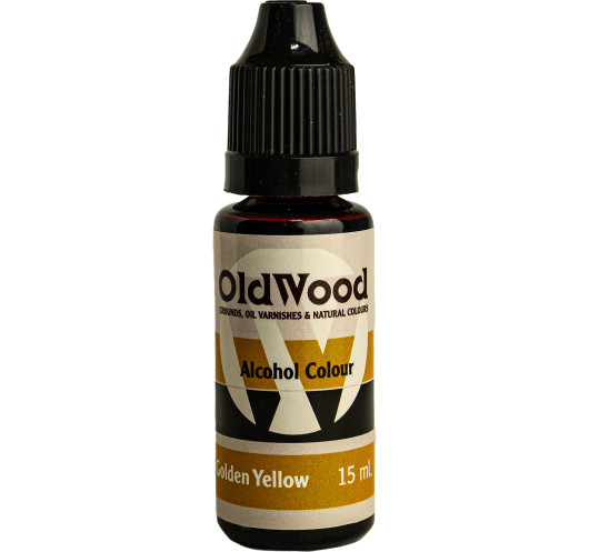 OldWood Teinture Concentrée à l'Alcool Jaune Doré 15 ml