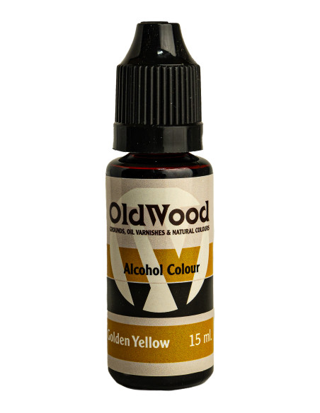 OldWood Teinture Concentrée à l'Alcool Jaune Doré 15 ml
