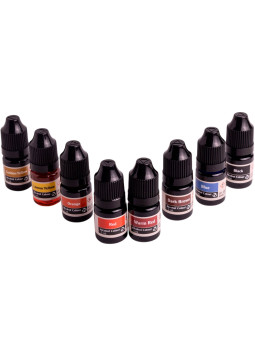OldWood Set de 8 Couleurs Liquides 5 ml
