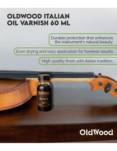 Vernis à l'huile OldWood Italian 60 ml | Maderas Barber