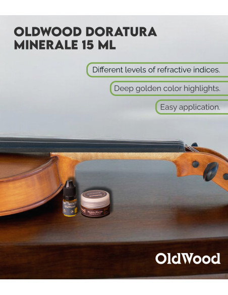 OldWood Doratura Minerale 15 ml | Maderas Barber