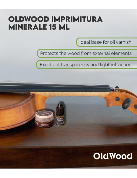 OldWood Imprimitura Minerale 15 ml | Maderas Barber