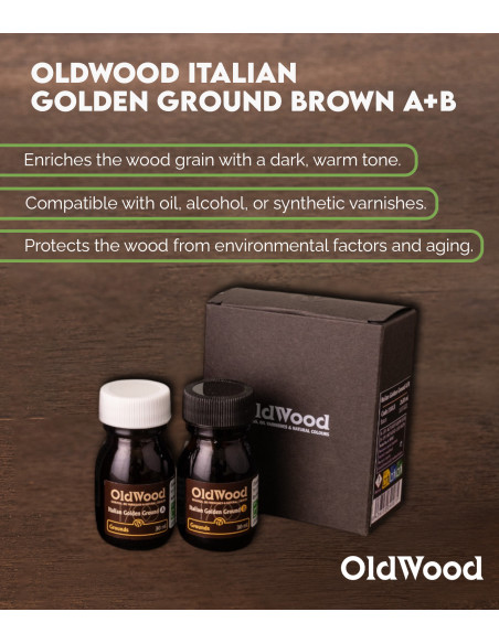 OldWood Italian Golden Ground A+B | Maderas Barber