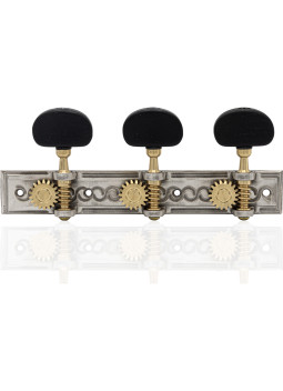 Aparicio Classical Guitar Machine Head Sevilla Model Sterling Silver/Ebony