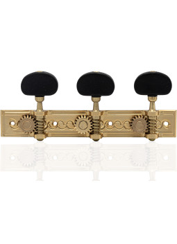 Clavijero Aparicio Guitarra Clásica Modelo Sevilla Oro Mate 24K/Ébano