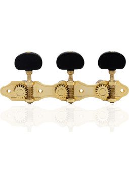 Aparicio Classical Guitar Machine Head Murcia Model 24K Gold/Ebony