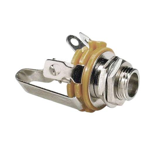Chrome chassis connector jack