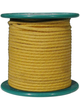 Cable 15 m recubierto en tela amarilla Boston®