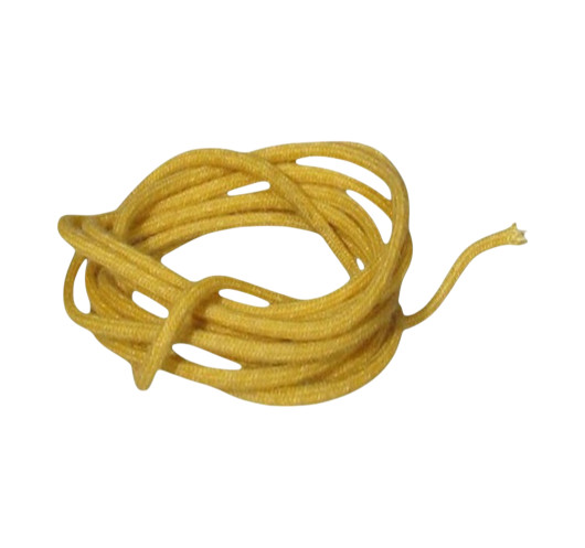 Câble 1 m revêtement textile jaune Boston®