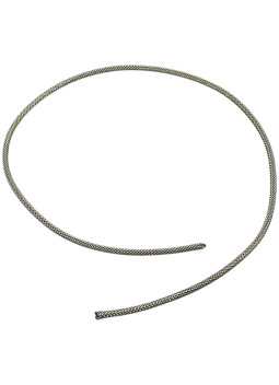 Buy 1-foot U.S.A. made shielded waxed cotton braided push back wire