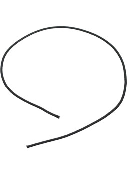 1-foot, black U.S.A. made waxed cotton braided push back wire Boston®