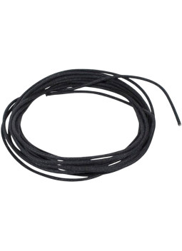 10 feet, black U.S.A. made waxed cotton braided push back wire Boston®