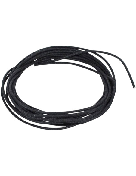 10 feet, black U.S.A. made waxed cotton braided push back wire Boston®
