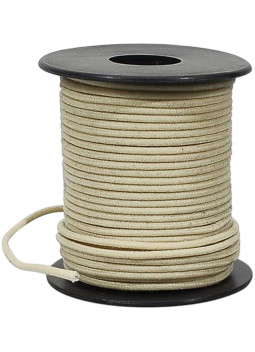 Câble tressé en coton blanc ciré de 50 pieds Boston®