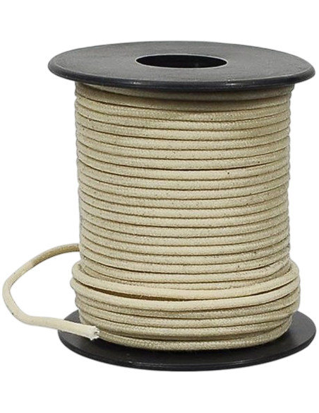 Câble tressé en coton blanc ciré de 50 pieds Boston®