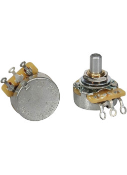 Potenciómetro de audio CTS USA 250 K casquillo corto. Eje sólido