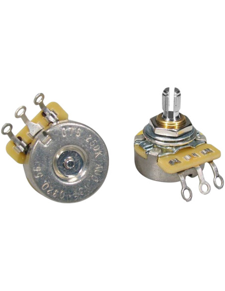 Potentiomètre audio CTS USA 250 K douille courte