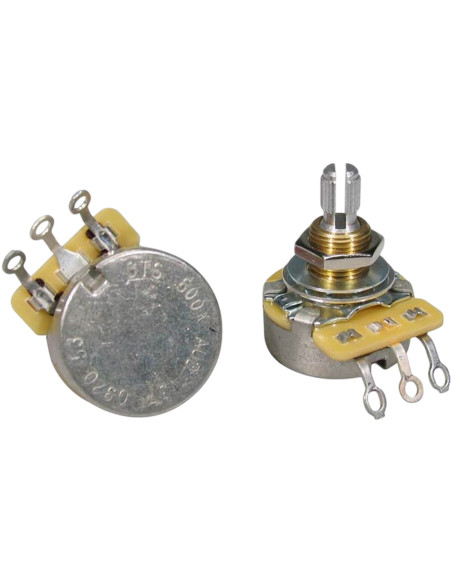 CTS U.S.A. standard bushing 500 K audio potentiometer | Maderas