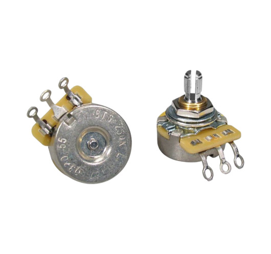 Potentiomètre linéaire CTS USA 250 K douille courte