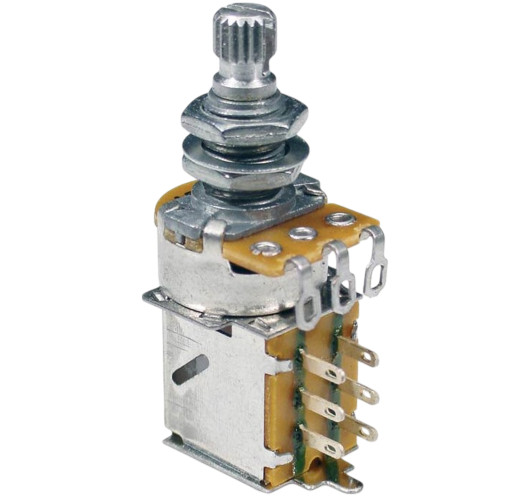 Ultra 500 K audio (volume) push-pull potentiometer | Maderas Barber