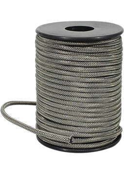 Buy 50 feet U.S.A. made shielded waxed cotton braided push back wire