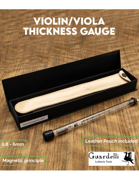 Guardelli Violin/Viola Magnetic Caliper | Maderas Barber
