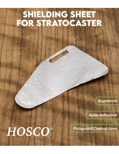 Hosco AGS-SS Adhesive Shielding Sheet for Stratocaster | Maderas Barber
