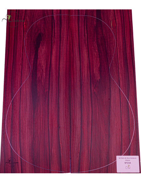 Jeu Bois de Rose Guitare Classique MB Exclusive Nº234 | Maderas Barber