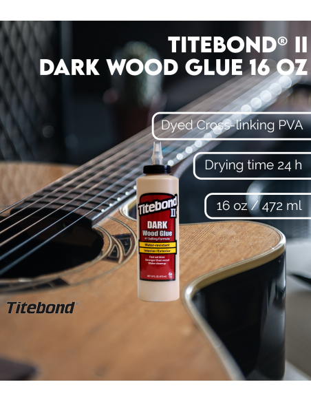 Características  II Dark Wood Glue 16 oz de Titebond®