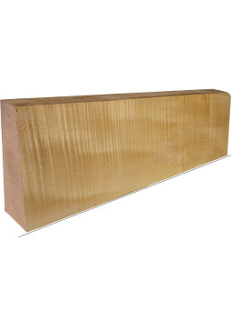 AA Curly Maple Cello Neck | Maderas Barber