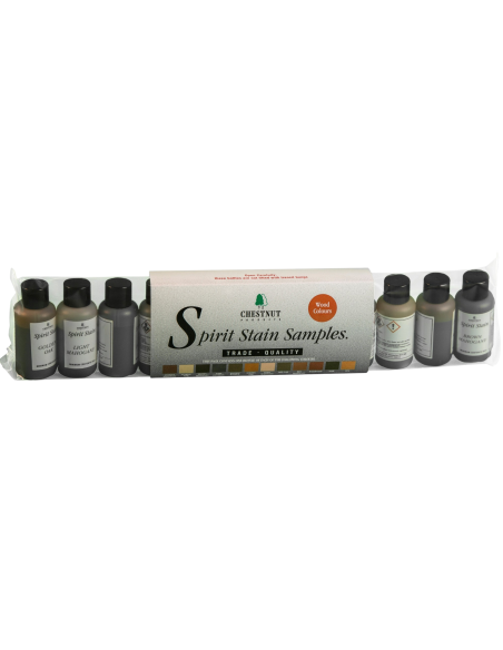 Pack 12 couleurs de bois Chestnut (25 ml/bote)