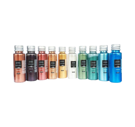 Kit de 10 Pigments Métalliques « Sahara »