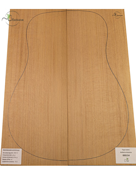 Tapa Cedro Rojo Nº 000154 Guitarra Acústica MB Exclusive | Maderas Barber