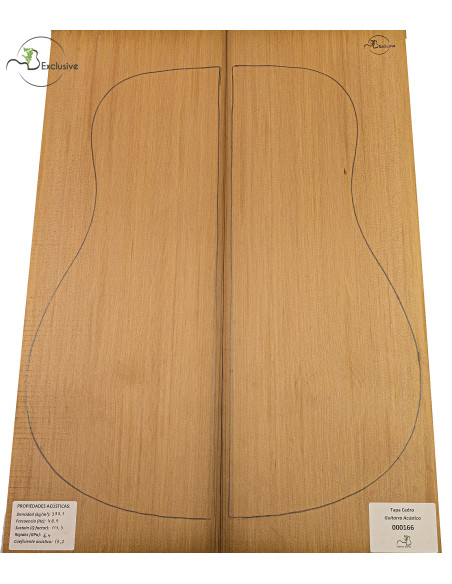 Tapa Cedro Rojo Nº 000166 Guitarra Acústica MB Exclusive | Maderas Barber