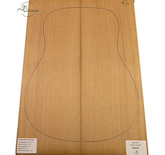 Table Cèdre Rouge Nº 000167 Guitare Acoustique MB Exclusive