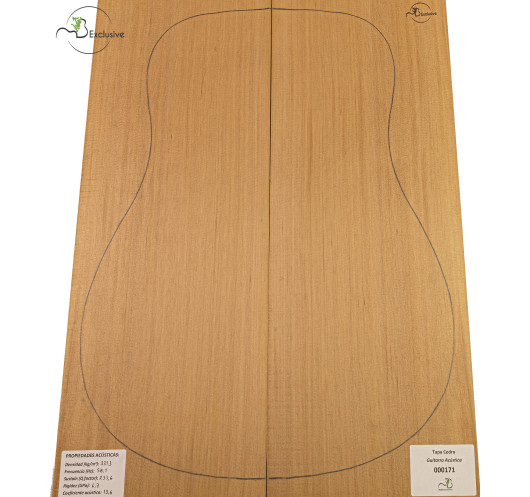 Table Cèdre Rouge Nº 000171 Guitare Acoustique MB Exclusive