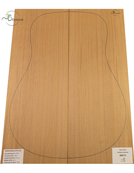 Red Cedar Acoustic Guitar Top MB Exclusive Nº 000171