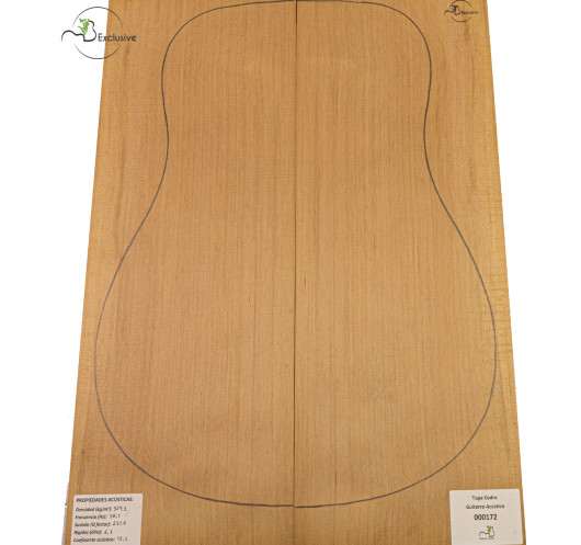 Table Cèdre Rouge Nº 000172 Guitare Acoustique MB Exclusive