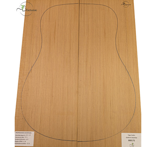 Table Cèdre Rouge Nº 000175 Guitare Acoustique MB Exclusive